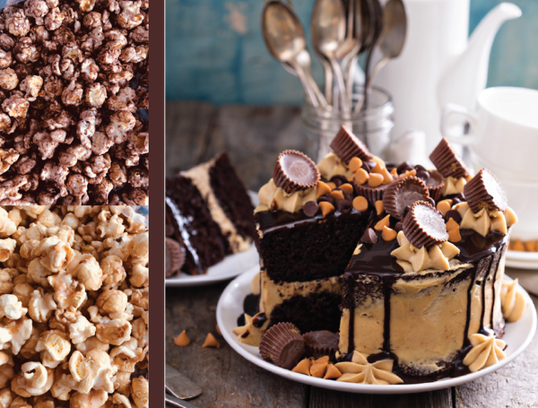 Chocolate Peanut Butter Gourmet Popcorn